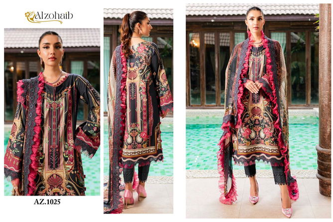 Queen Court Vol 1 By Alzohaib Cotton Pakistani Suits Wholesale Shop In Surat
